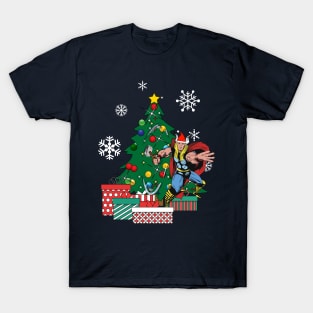 Thor Around The Christmas Tree T-Shirt